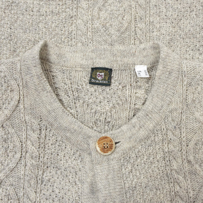 OS Trachten Wool Sweater Vest Size 54 Chest ca. 62cm - Natural