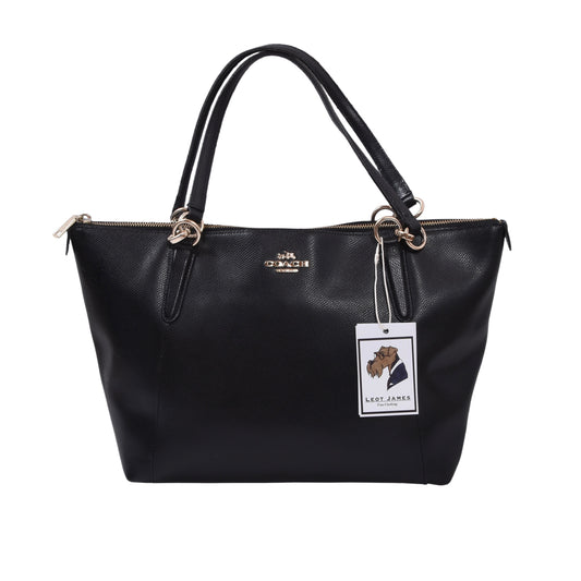 Coach Ledertasche ca. 32cm - Schwarz