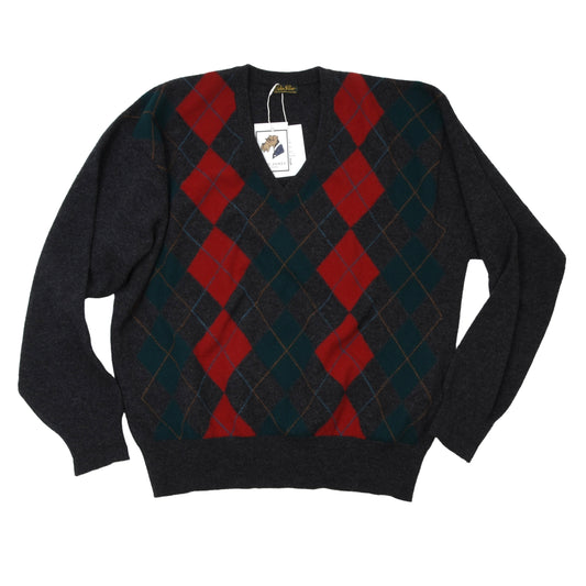 Peter Scott Wool Sweater Size UK44 - Argyle