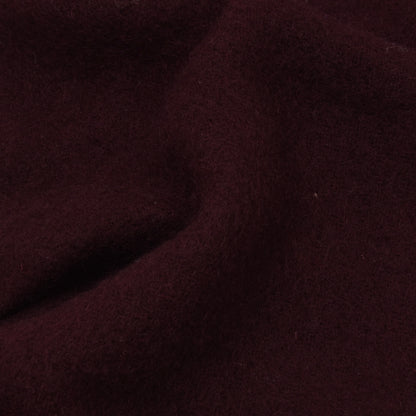 2x Wool/Mohair Vintage Scarves - Burgundy & Plaid