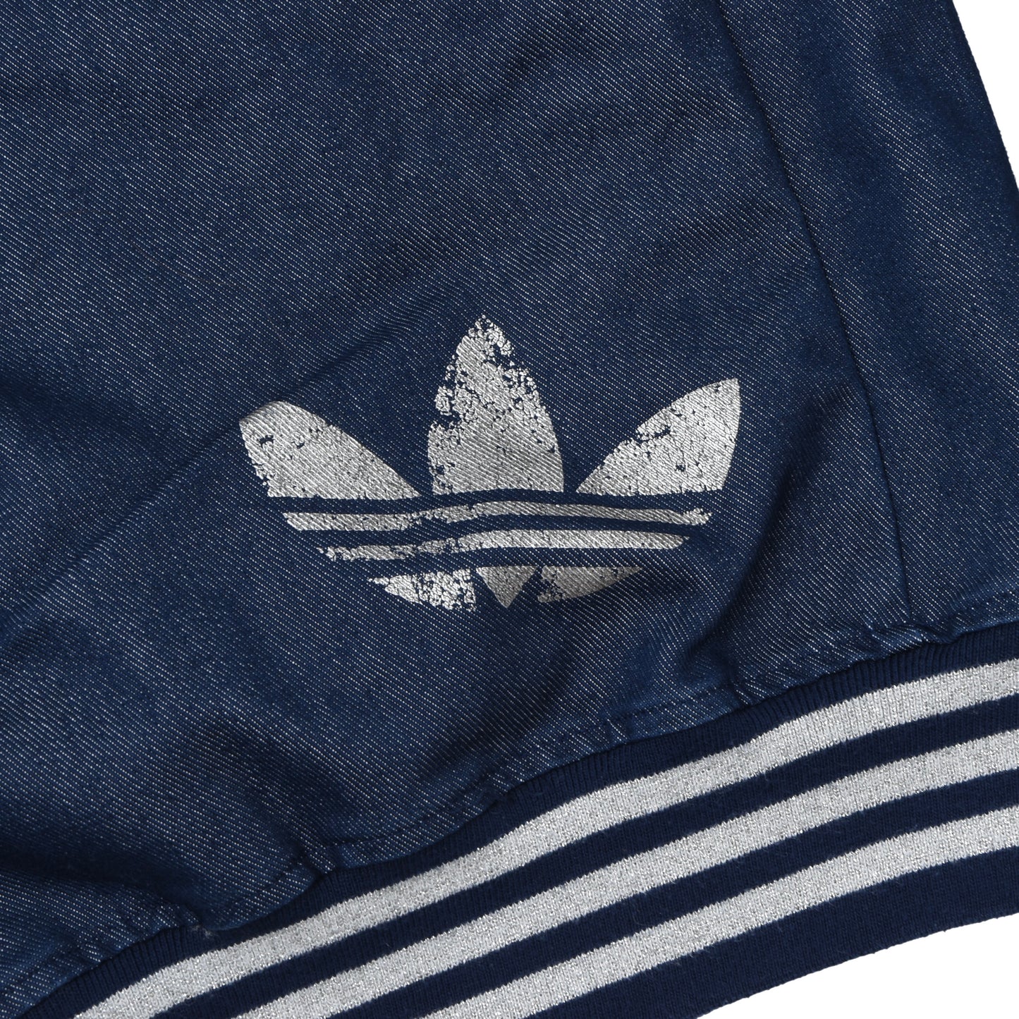 Adidas Denim Jean Jacket Size S ca. 50.5cm - Blue