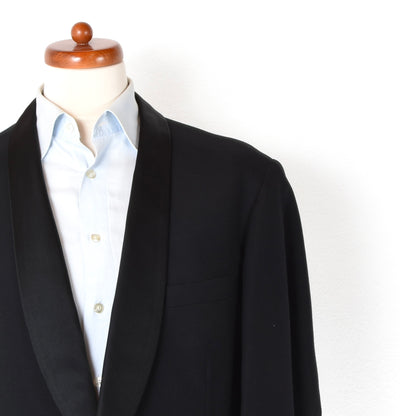 Vintage Handmade Shawl Collar Tuxedo Chest ca. 57.5cm - Black