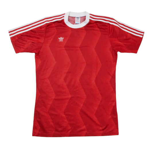 Vintage Adidas Football Jersey Size D 7/8 ca. 52cm - Red