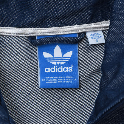 Adidas Denim Jean Jacket Size S ca. 50.5cm - Blue