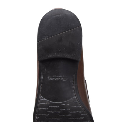 Santoni Leather Loafers Size  8 - Brown