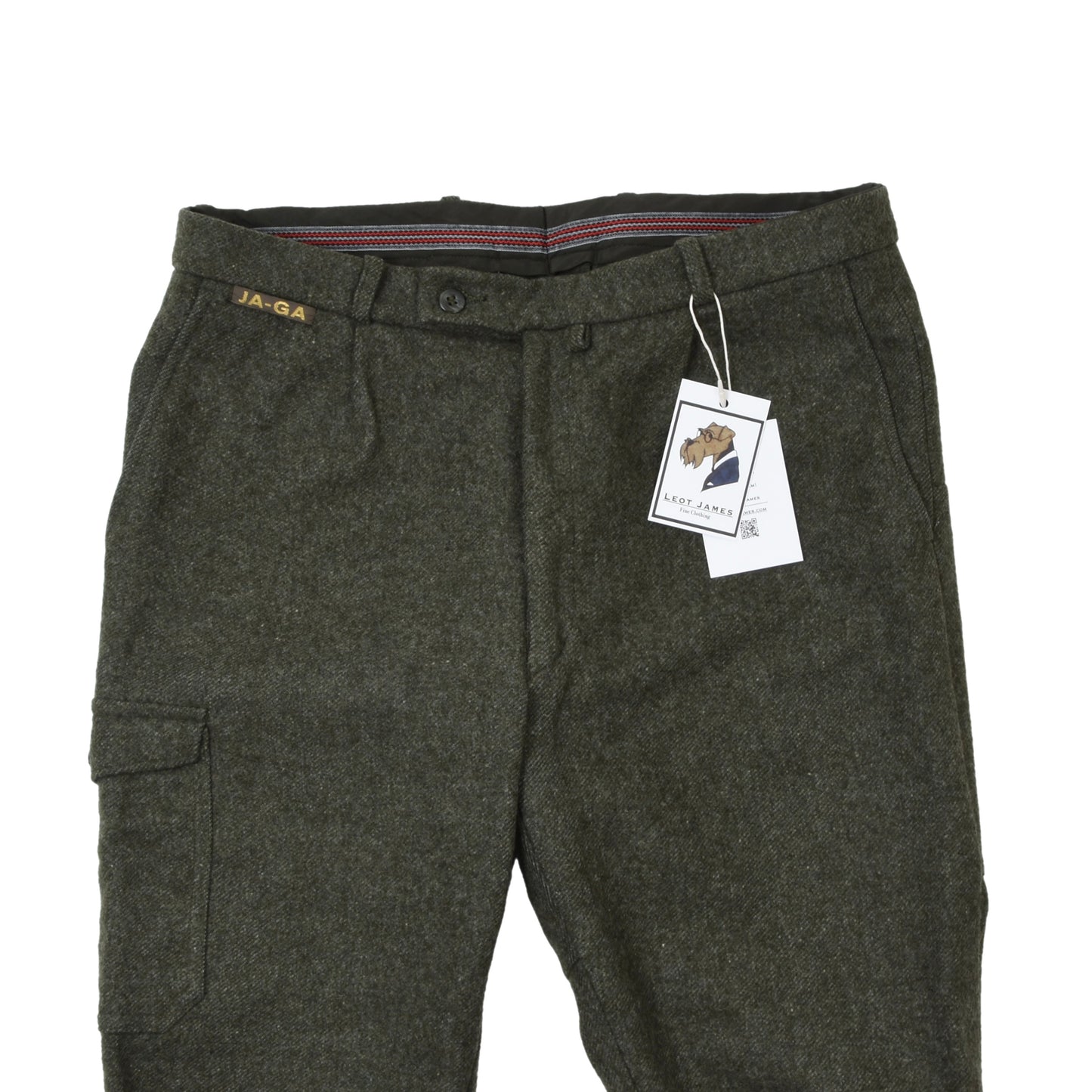 Ja-Ga Wool Breeks Size 25 ca. 44.5cm - Green