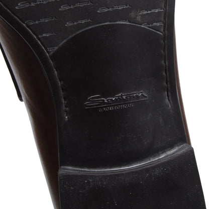 Santoni Leather Loafers Size  8 - Brown