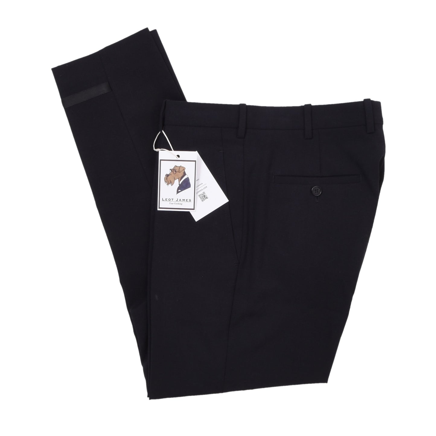 Neil Barrett Wool-Blend Pants Size 46 Skinny Fit - Navy