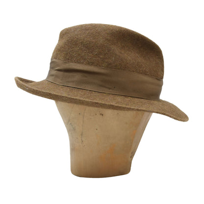 Mayser Unlined Hat Size 58 ca. 6.5cm Brim - Brown