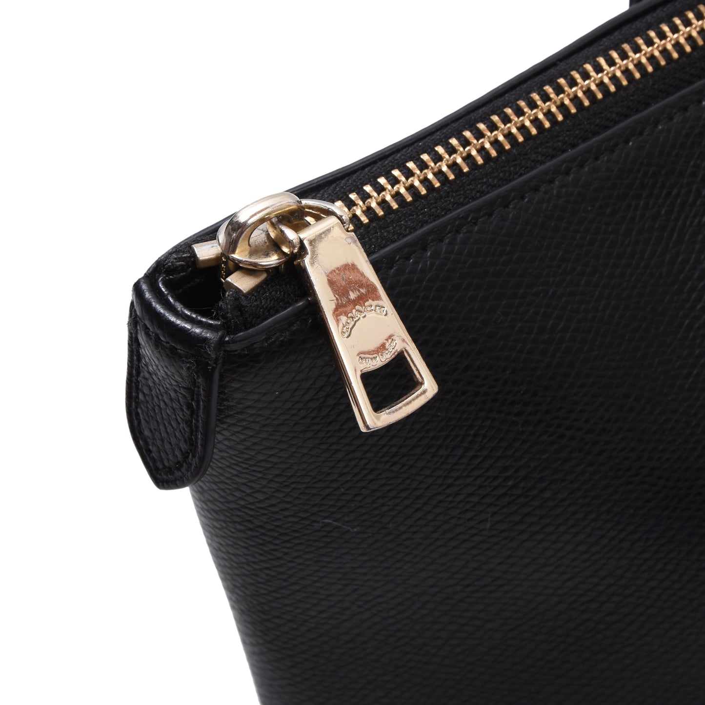 Coach Ledertasche ca. 32cm - Schwarz