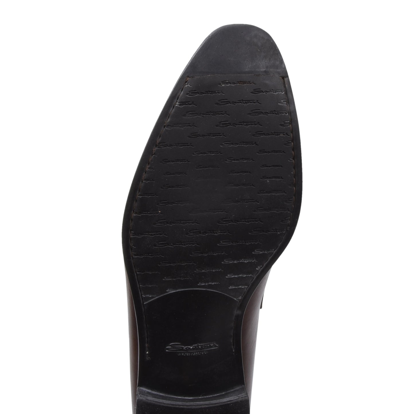 Santoni Leather Loafers Size  8 - Brown