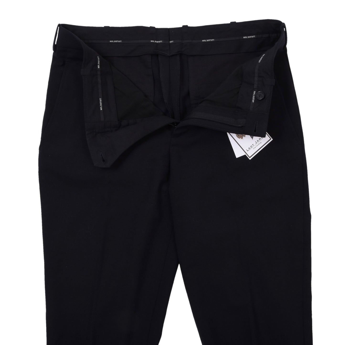 Neil Barrett Wool-Blend Pants Size 46 Skinny Fit - Navy