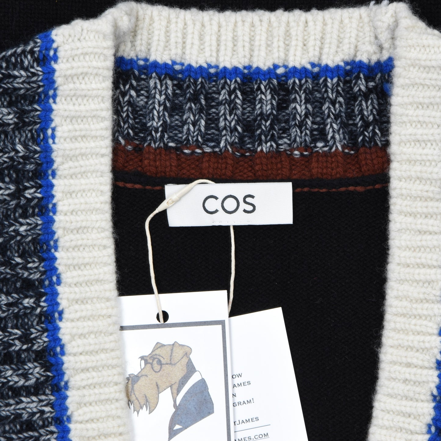 COS Wool Sweater Vest ca. 56cm - Black