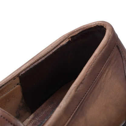 Santoni Leather Loafers Size  8 - Brown