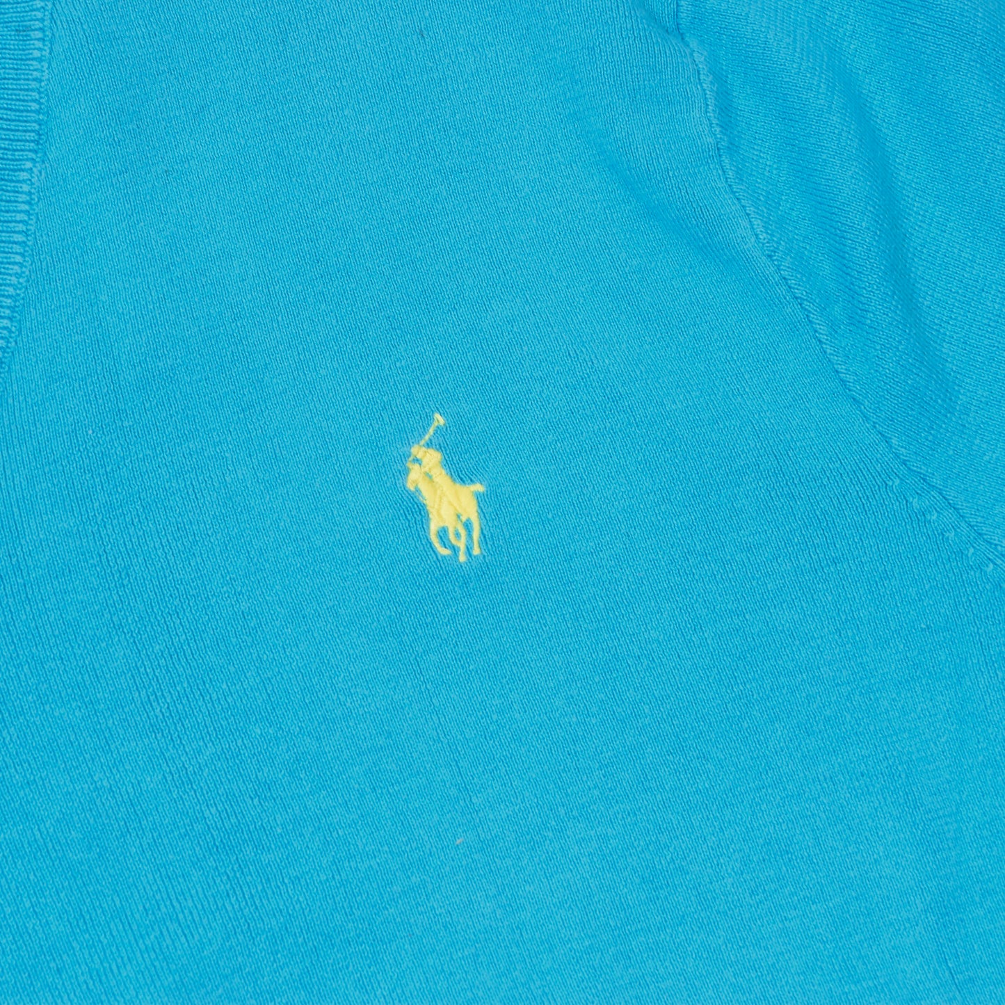 Polo Ralph Lauren Pima Cotton Sweater Size M Slim Fit ca. 49cm - Teal