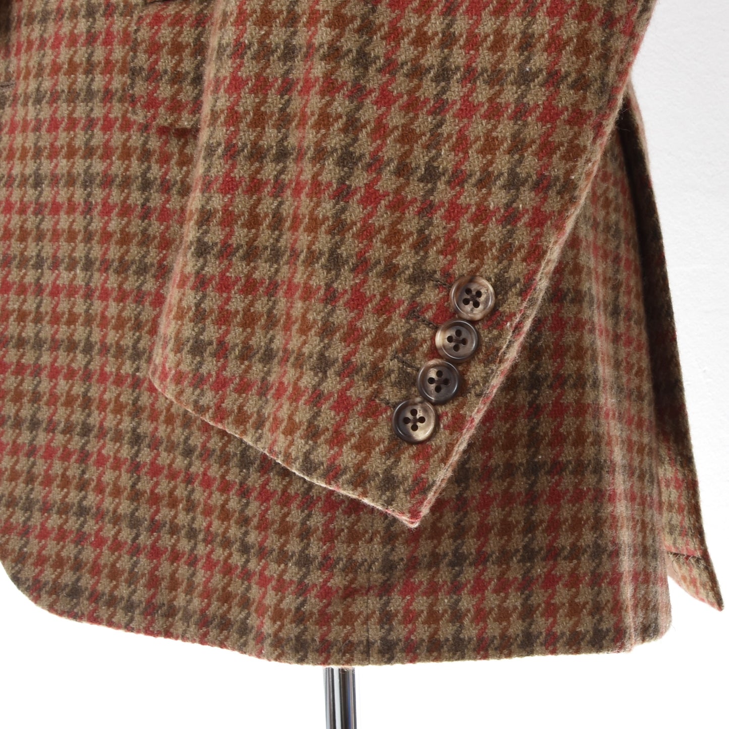 Chester Barrie 100% Cashmere Vintage Jacket Size 96cm - Plaid