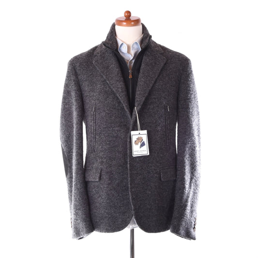 Ancona Wolljacke Gr. 52 ca. 56cm - Grau