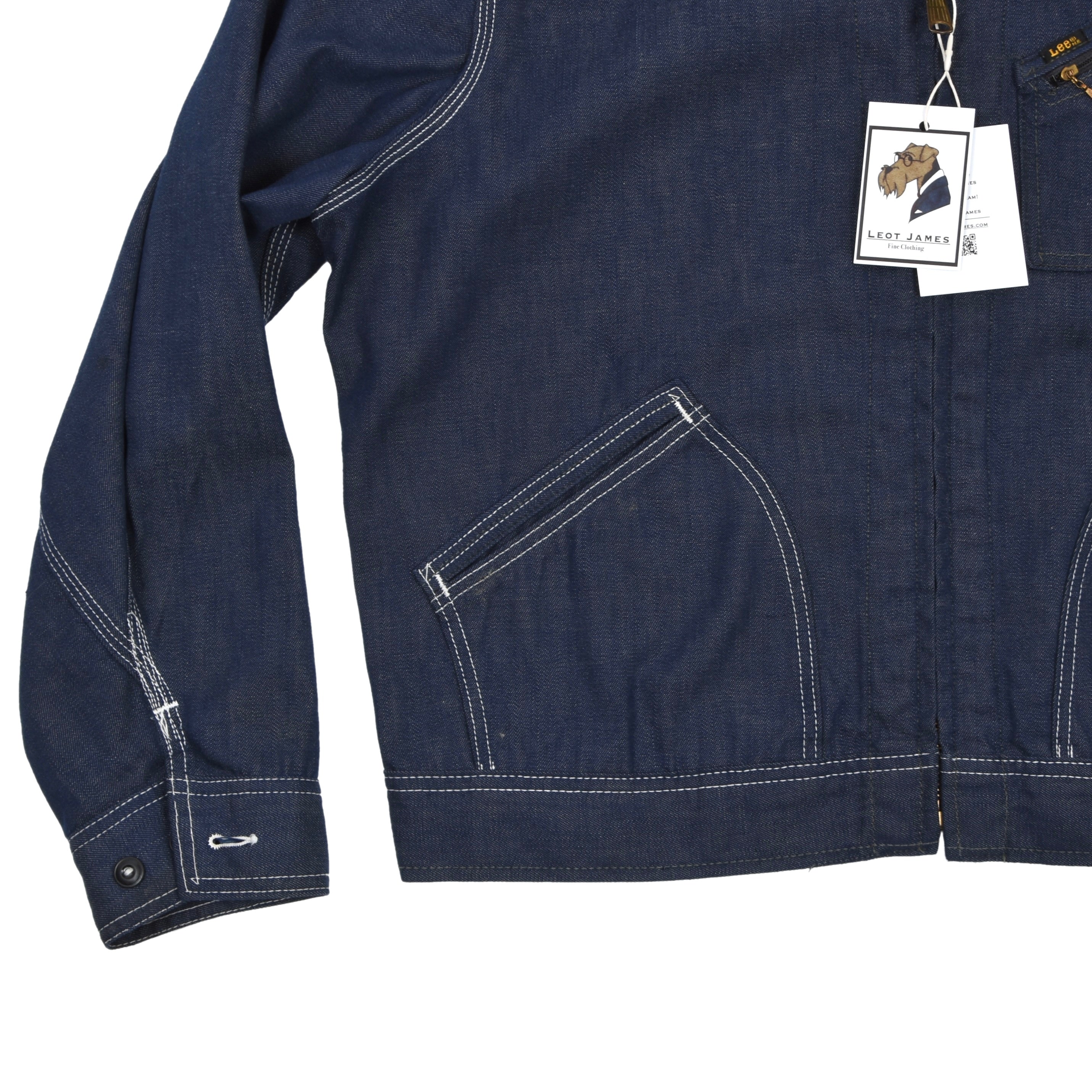 Vintage Lee 91-B Denim Jacket ca. 66.5cm Chest - Blue – Leot James