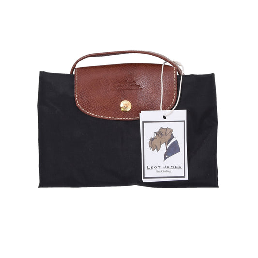 Neue, ungetragene Longchamp Paris Le Pliage Docs Tasche, ca. 42 cm, hergestellt in Frankreich – Schwarz
