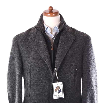 Ancona Wool Jacket Size 52 ca. 56cm - Grey