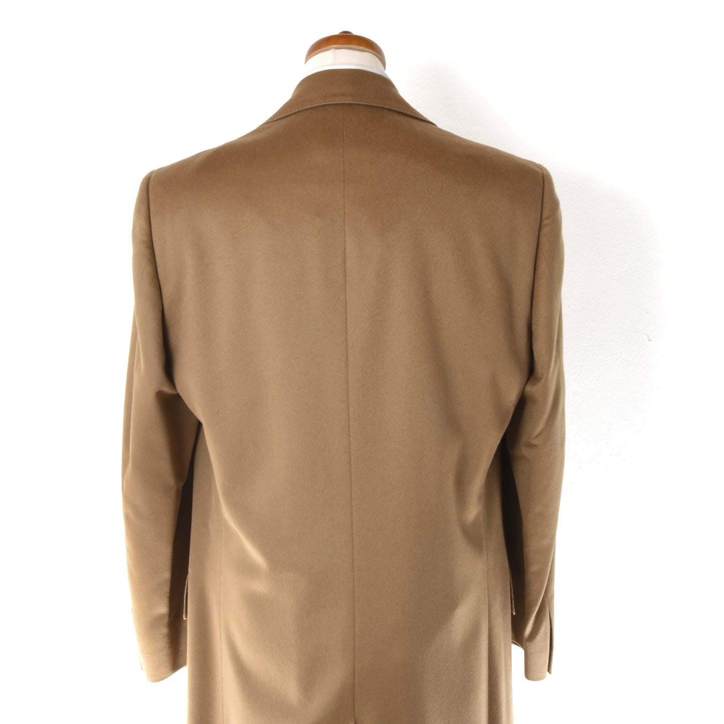 Ermenegildo Zegna 100% Cashmere Overcoat Size 50 Chest ca. 57.5cm - Tan