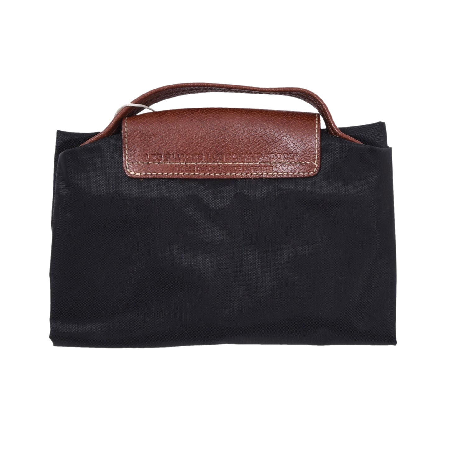 Neue, ungetragene Longchamp Paris Le Pliage Docs Tasche, ca. 42 cm, hergestellt in Frankreich – Schwarz