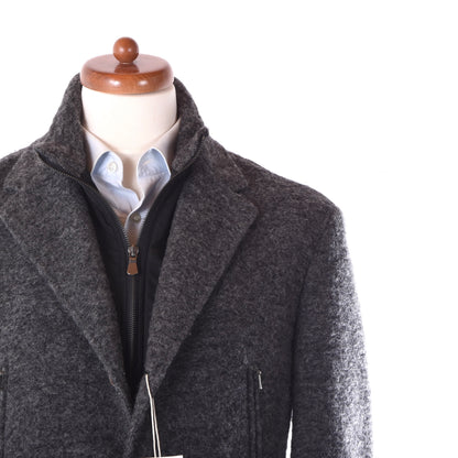 Ancona Wool Jacket Size 52 ca. 56cm - Grey