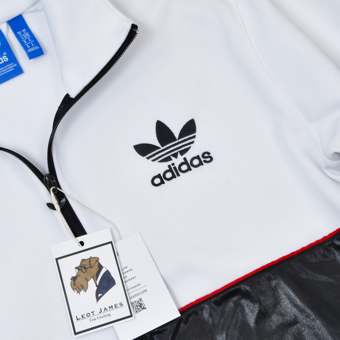 Adidas Chile 62 Track Jacket Size M - Black/White