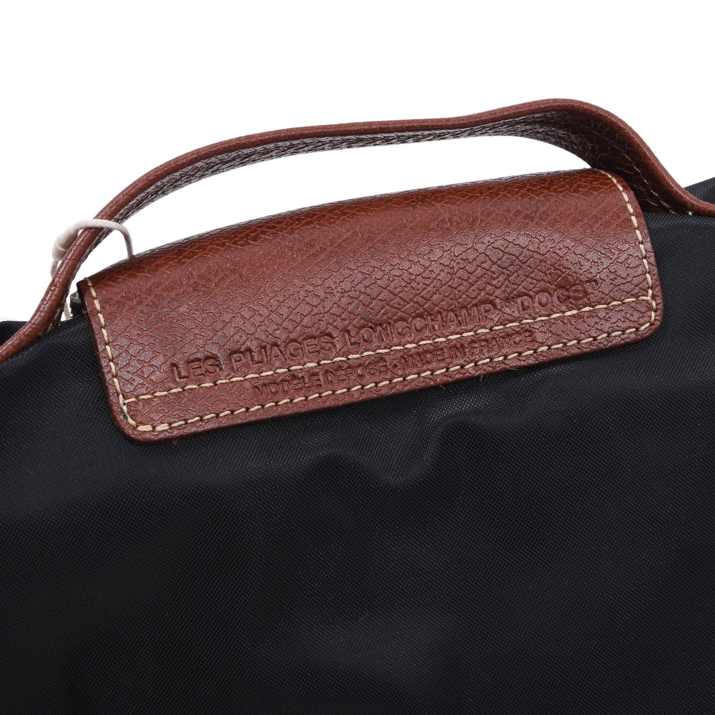 Neue, ungetragene Longchamp Paris Le Pliage Docs Tasche, ca. 42 cm, hergestellt in Frankreich – Schwarz