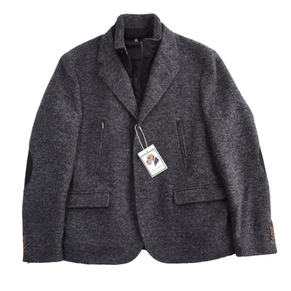 Ancona Wool Jacket Size 52 ca. 56cm - Grey