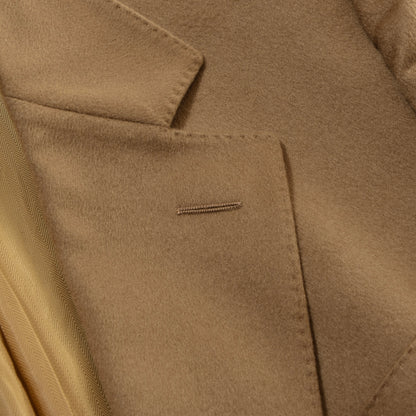 Ermenegildo Zegna 100% Cashmere Overcoat Size 50 Chest ca. 57.5cm - Tan