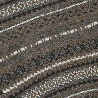 Barbour D1053 Fair Isle Sweater Size S - Fawn