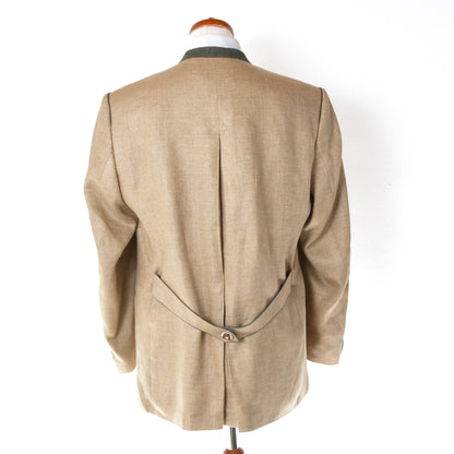 Daniels & Korff x Rofan Tracht Linen Janker/Jacket Size 50 ca. 59cm - Wheat