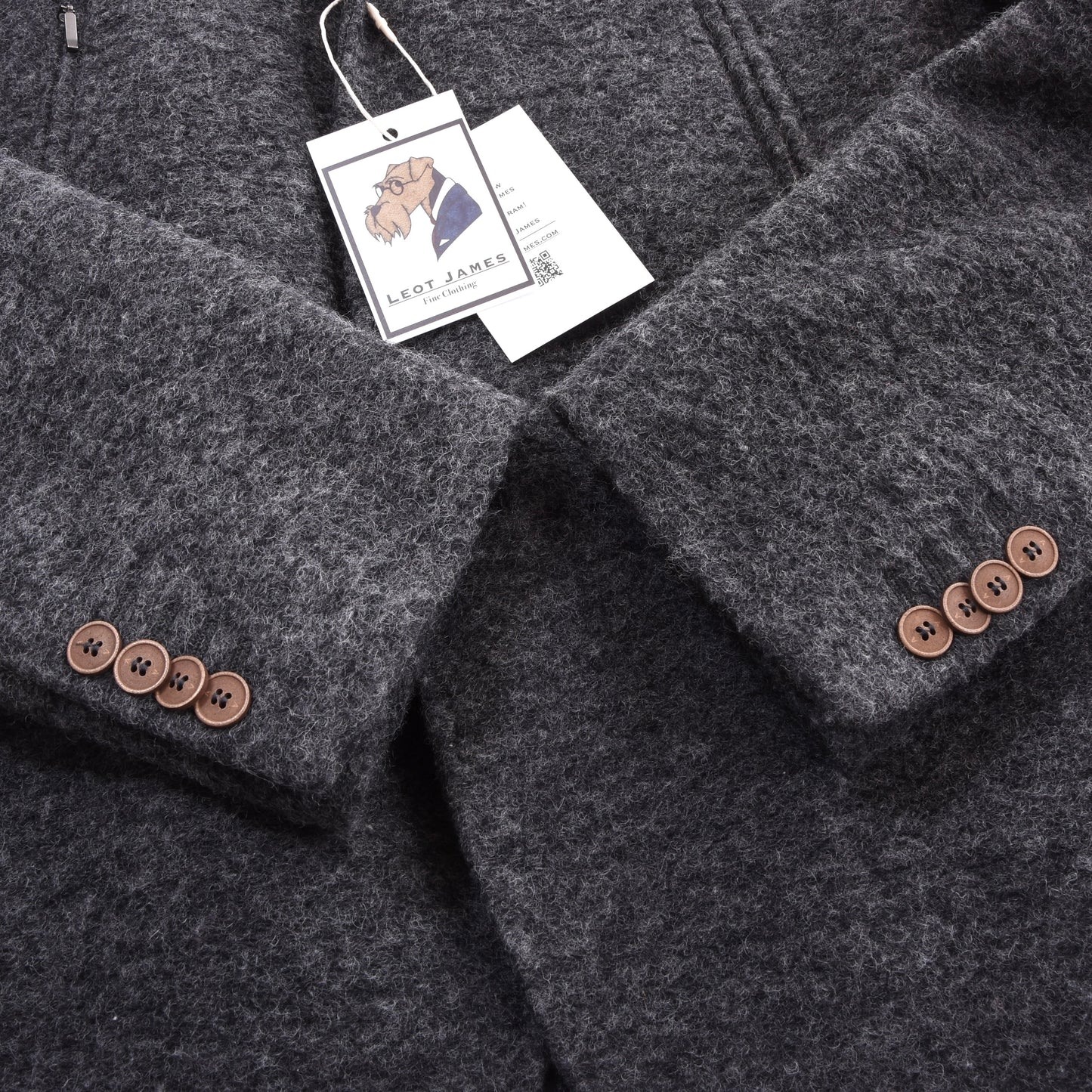 Ancona Wool Jacket Size 52 ca. 56cm - Grey