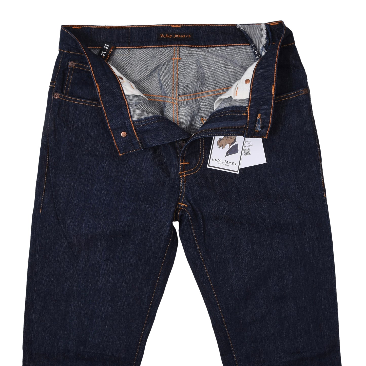 Nudie Jeans Size W34 L32 ca. 41cm - Blue