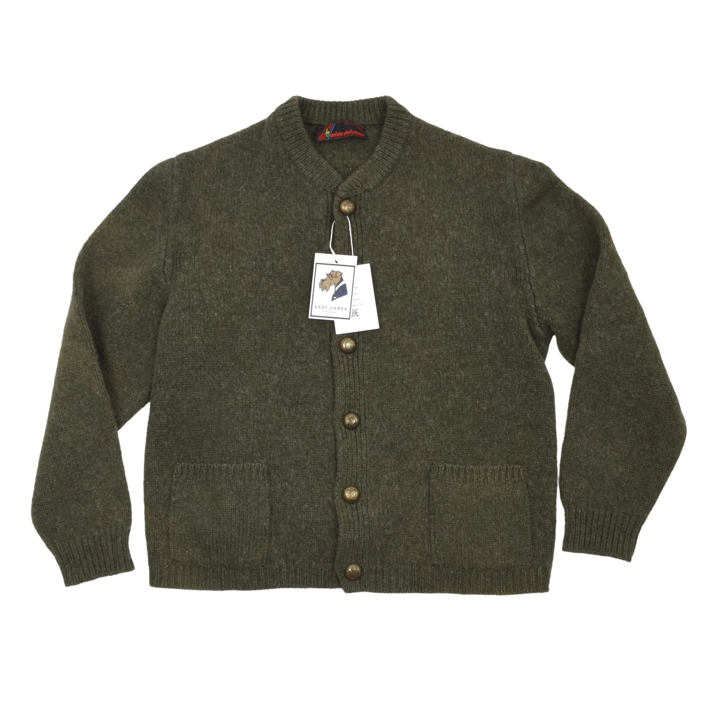 Kitz-Pichler Wool Cardigan/Trachtenweste ca. 54cm - Green