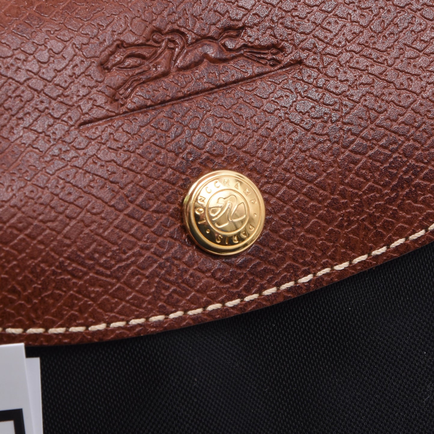 Neue, ungetragene Longchamp Paris Le Pliage Docs Tasche, ca. 42 cm, hergestellt in Frankreich – Schwarz