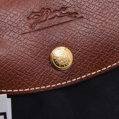 Neue, ungetragene Longchamp Paris Le Pliage Docs Tasche, ca. 42 cm, hergestellt in Frankreich – Schwarz