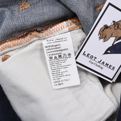 Nudie Jeans Size W34 L32 ca. 41cm - Blue