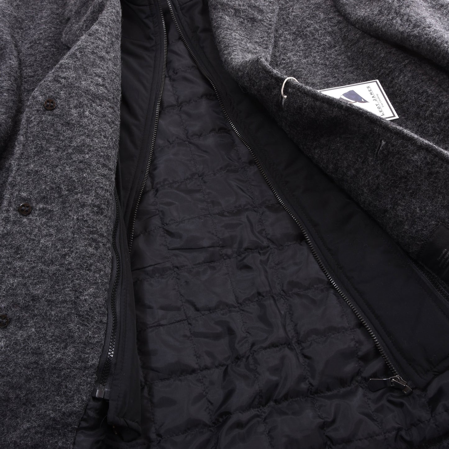 Ancona Wool Jacket Size 52 ca. 56cm - Grey