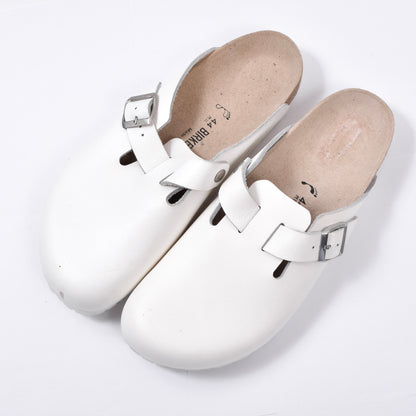 Birkenstock Boston Clogs/House Shoes Size 44 - White