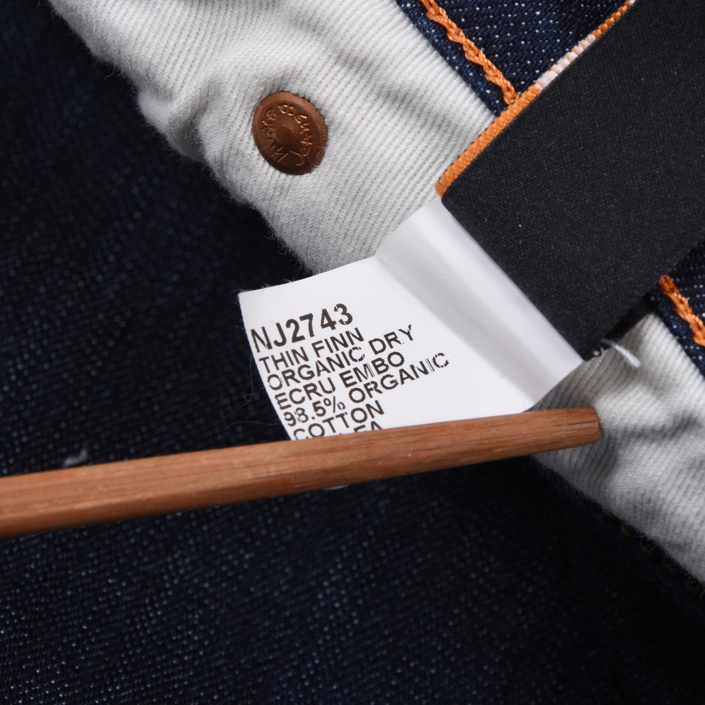 Nudie Jeans Size W34 L32 ca. 41cm - Blue