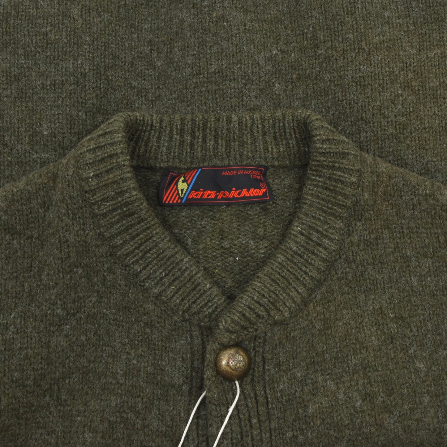 Kitz-Pichler Wool Cardigan/Trachtenweste ca. 54cm - Green