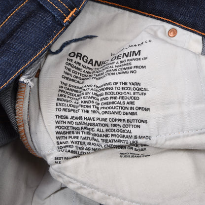 Nudie Jeans Size W34 L32 ca. 41cm - Blue