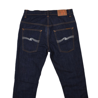 Nudie Jeans Size W34 L32 ca. 41cm - Blue