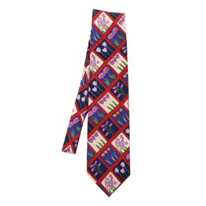 Yves Saint Laurent Silk Tie ca. 144cm/9.5cm - Tulips