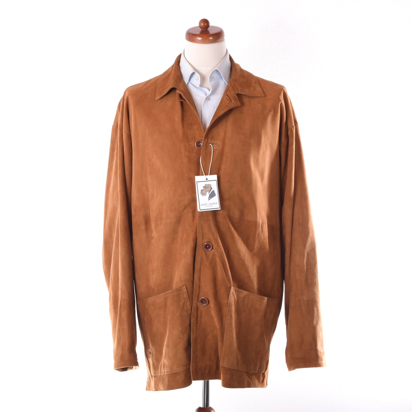 Masterpelle Buttersoft Suede Jacket Size XL ca. 65cm - Tobacco Brown