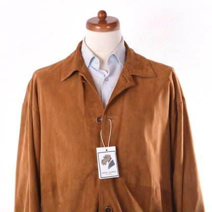 Masterpelle Buttersoft Suede Jacket Size XL ca. 65cm - Tobacco Brown