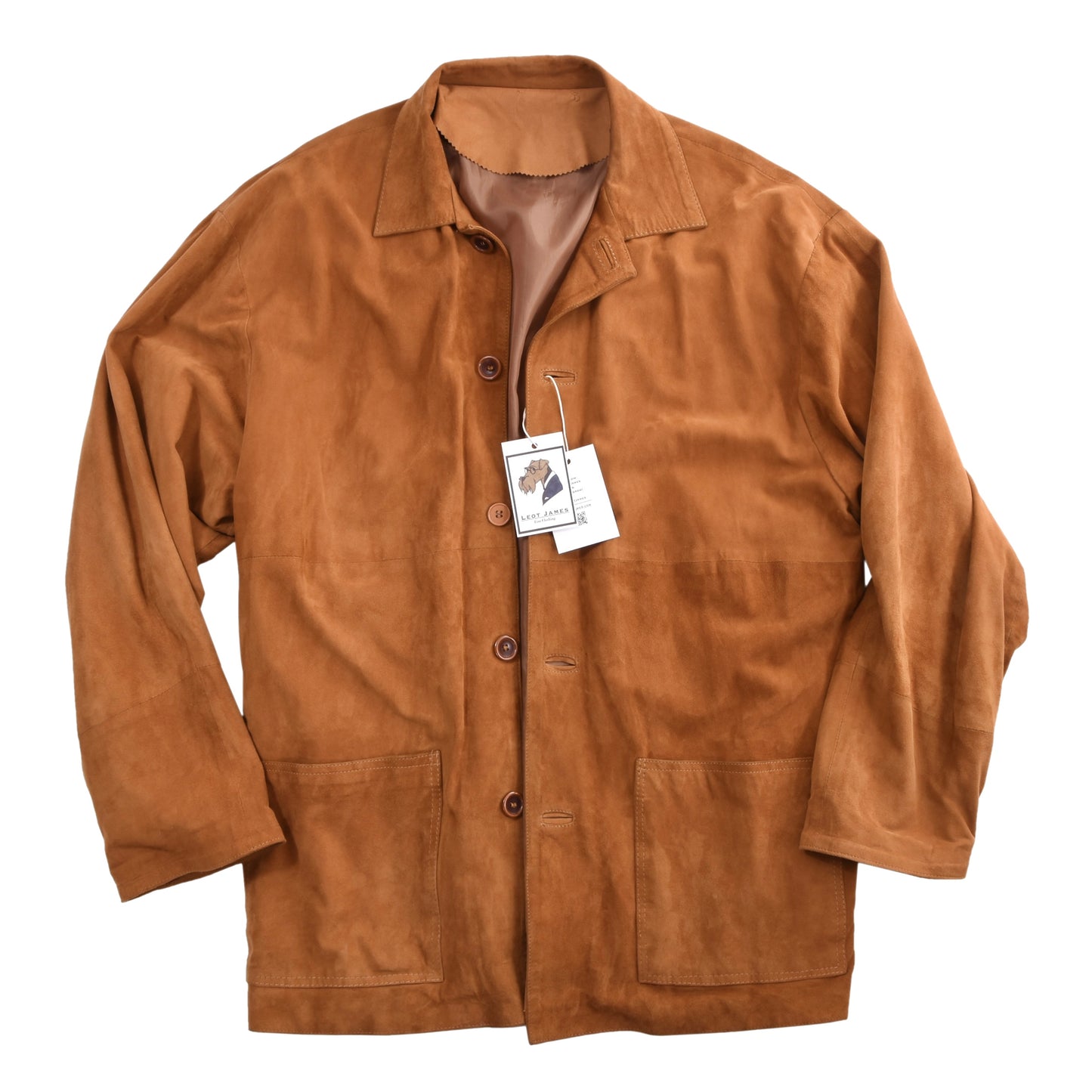 Masterpelle Buttersoft Suede Jacket Size XL ca. 65cm - Tobacco Brown