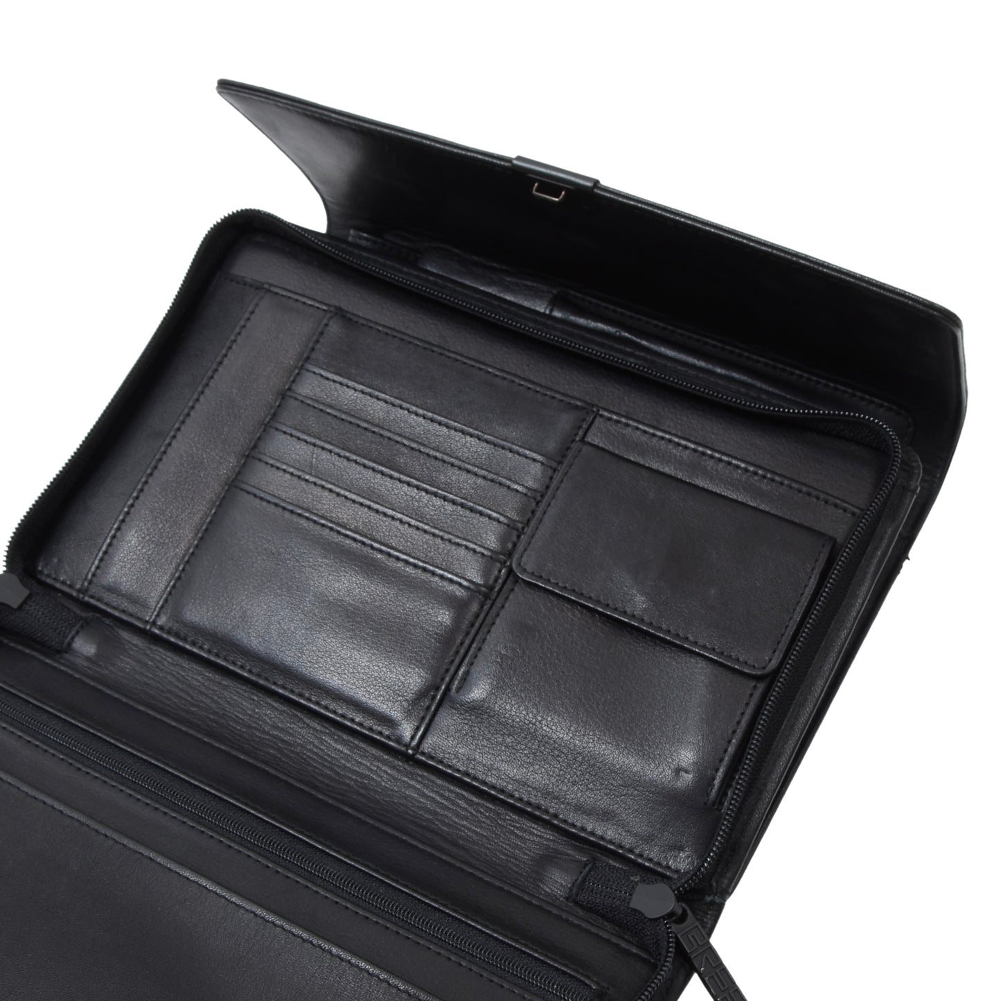 Bree Leather Organizer - Black